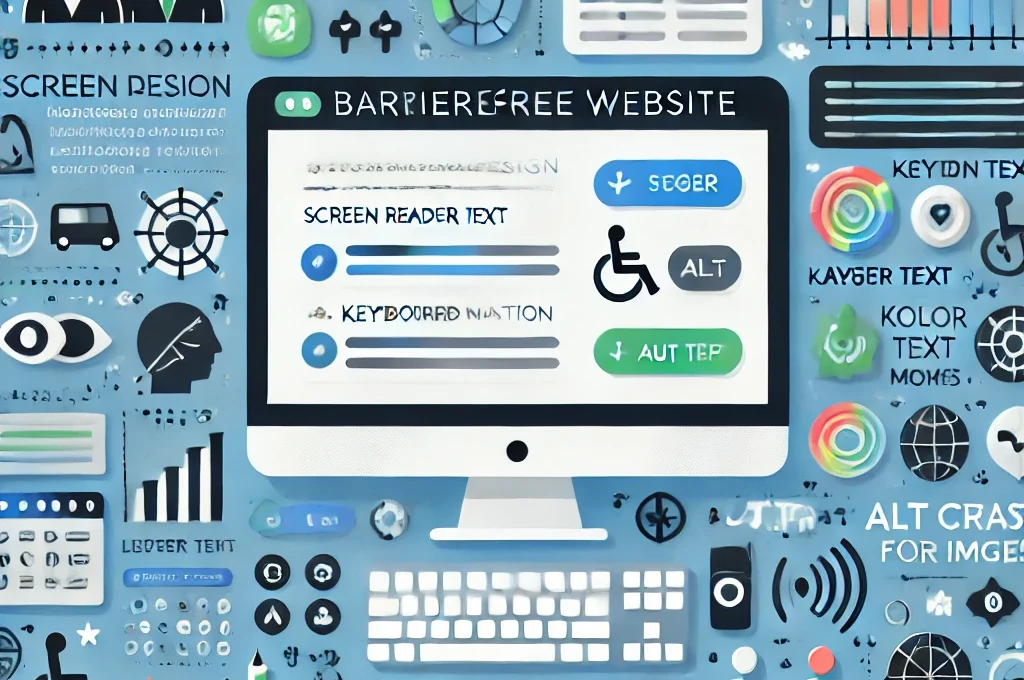 Barrierefreie Website