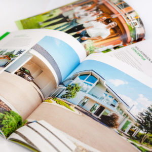 Concentus Fachwerkhaus Imagebroschuere Baubeschreibung Druckerei Broschuere Katalog Layout 200