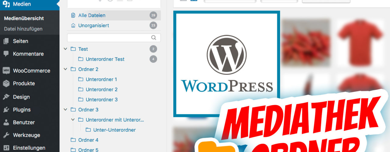 Wordpress Mediathek Ordner Anlegen Fotos Verwalten