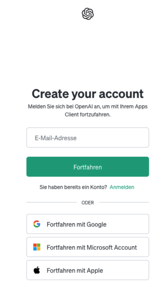 Chat Gpt Register Open Ai Registrieren Anmelden