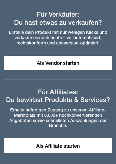 Digistore Verkaufen Affiliate Vendor Produkte Service Events Tickets