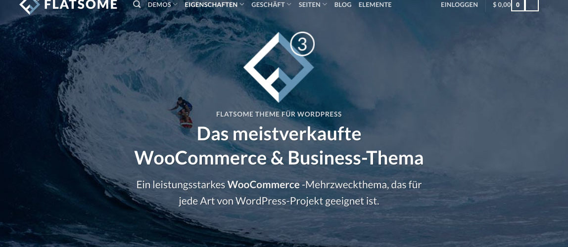 Flatsome Theme Wordpress Woocommerce Shops