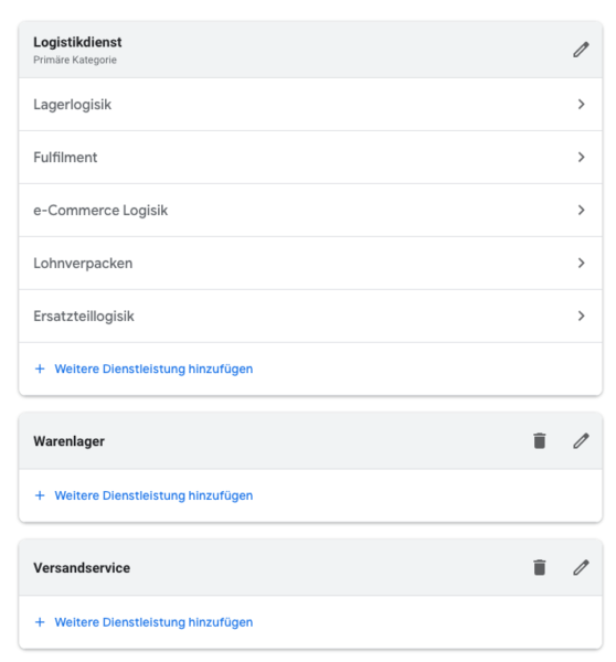 Google My Business Leistungen Pflegen Werbung Marketing Optimierung Verwaltung Seo Lokal Local