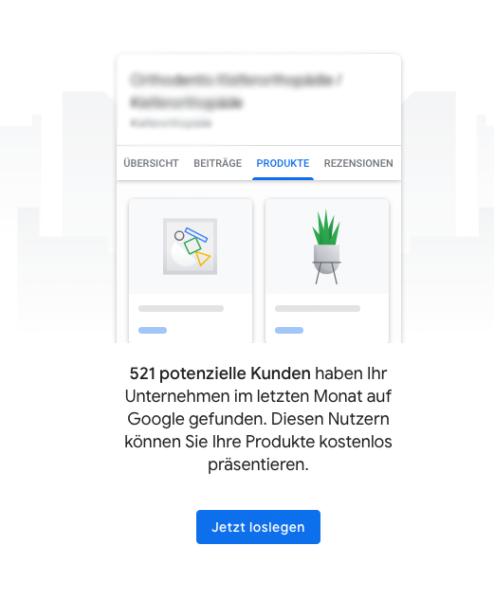 Google My Business Produkte Eintragen Werbung Marketing Optimierung Verwaltung Seo Lokal Local