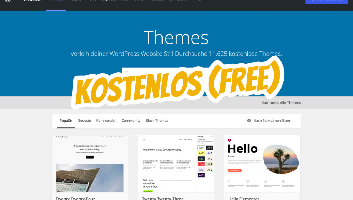 Kostenlose Wordpress Themes Kostenfrei Free