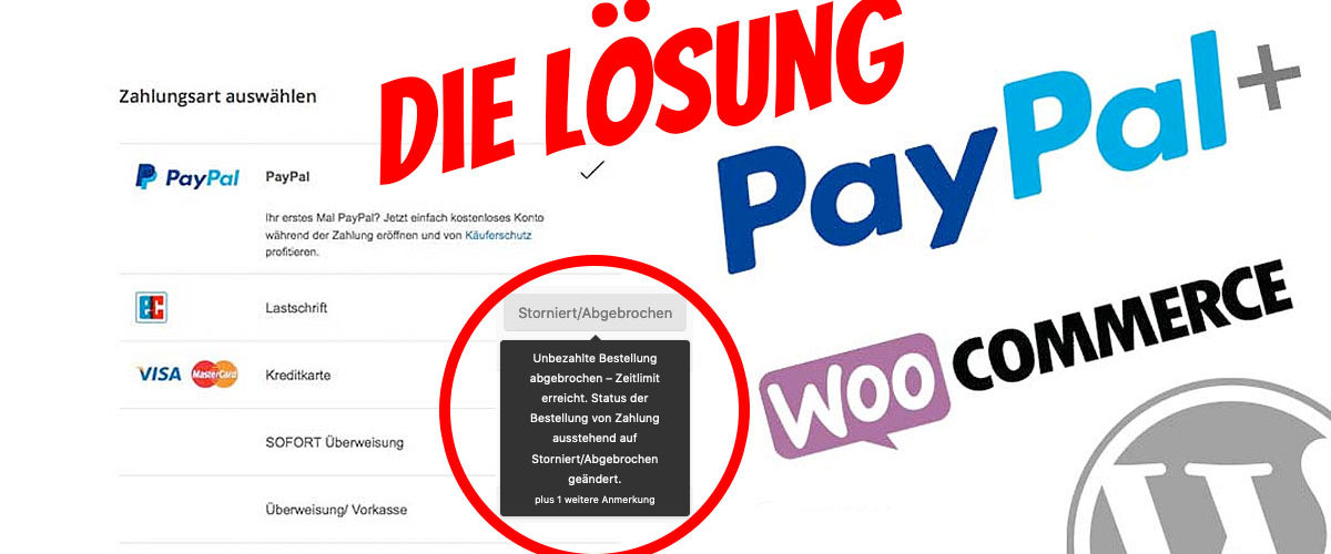 Loesung Woocommerce Paypal Plus Funktioniert Nicht Storniert Abgebrochen