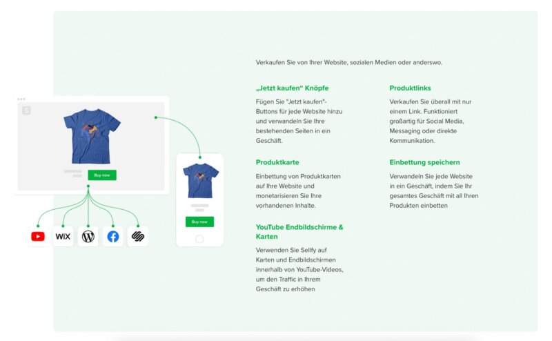 Sellfy Alternative Woocommerce Shopify Wix Squarespace