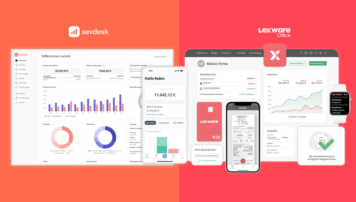 Sevdesk Oder Lexoffice Alternative Buchhaltung Software Programm Finanzbuchhaltung