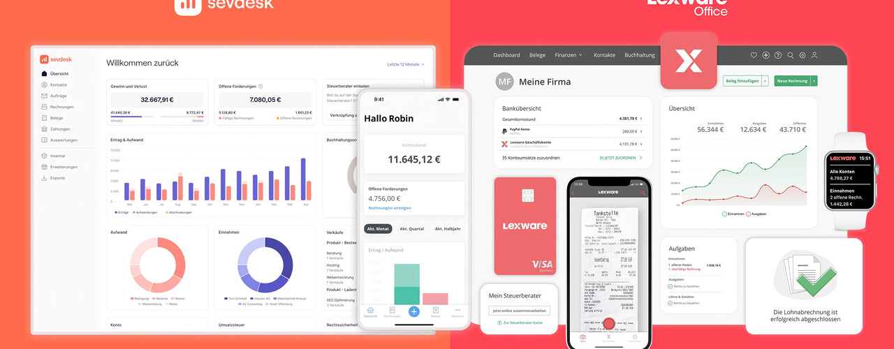 Sevdesk Oder Lexoffice Alternative Buchhaltung Software Programm Finanzbuchhaltung