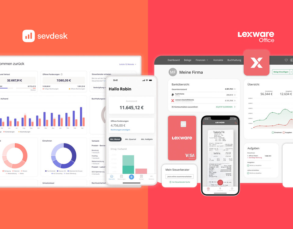 Sevdesk Oder Lexoffice Alternative Buchhaltung Software Programm Finanzbuchhaltung